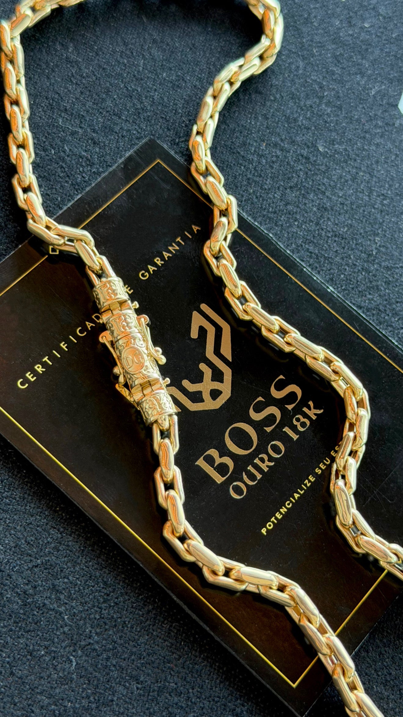 CORRENTE CARDANO FECHO PERSONALIZADO