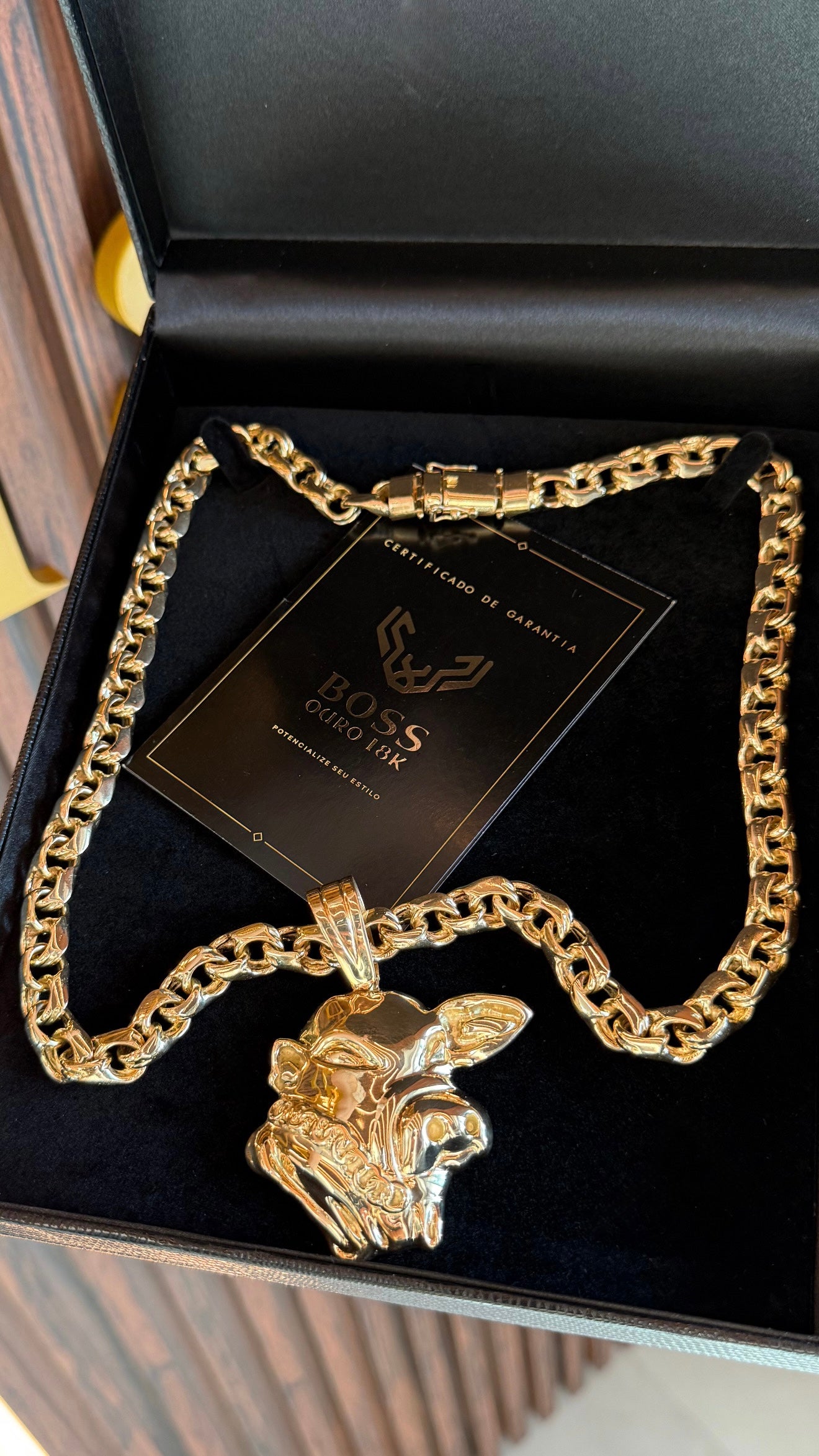 CORRENTE RUSSA + PINGENTE BOI